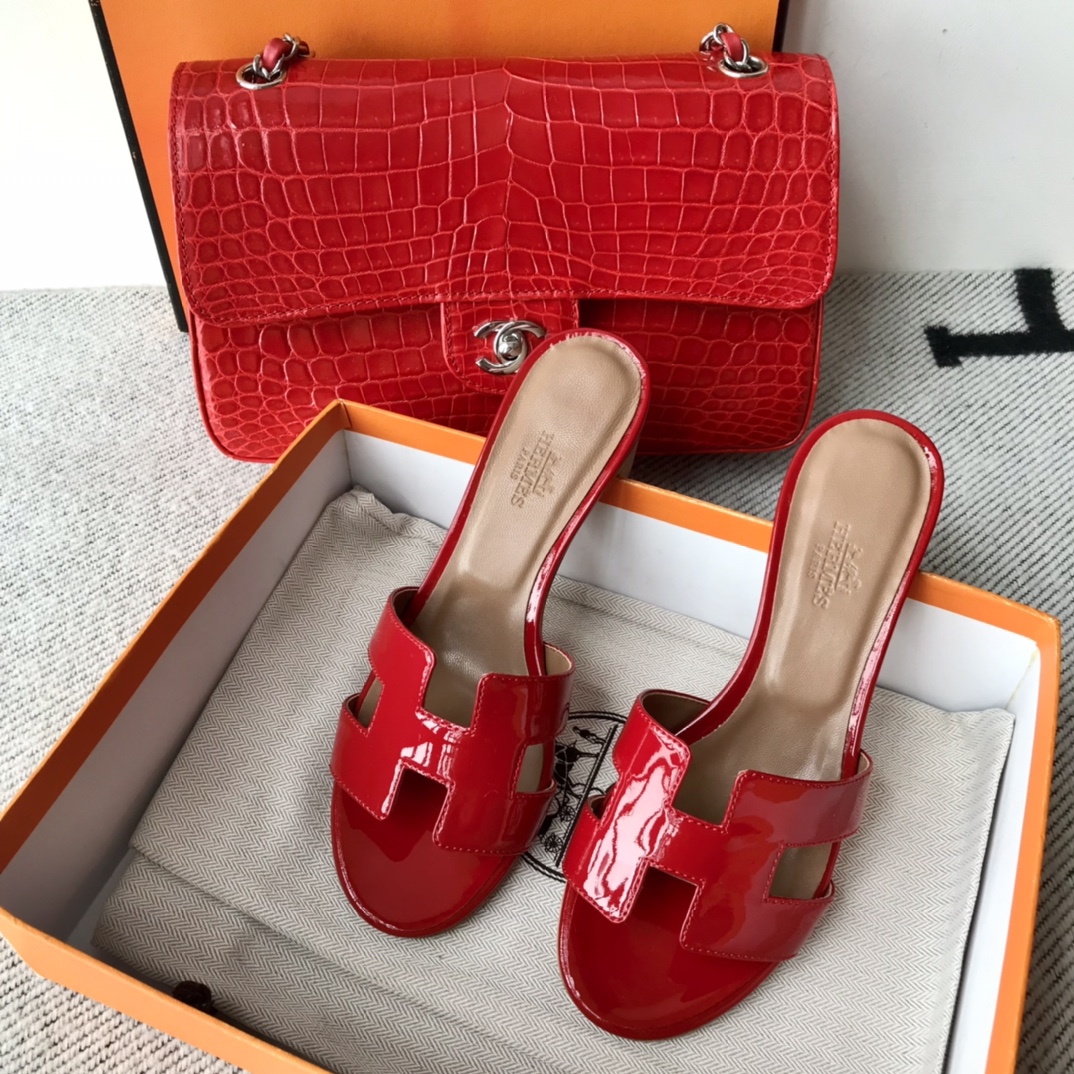 에르메스 올수공 오아시스 슬리퍼 샌들 페이던트 14